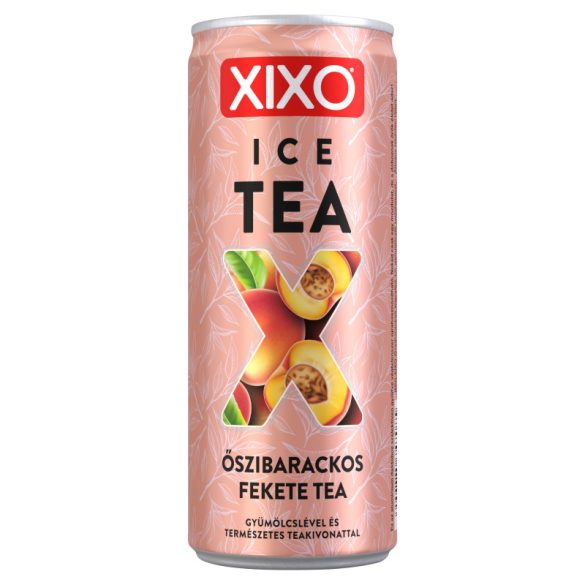 XIXO Ice Tea Őszibarackízű Fekete Tea 0.25L